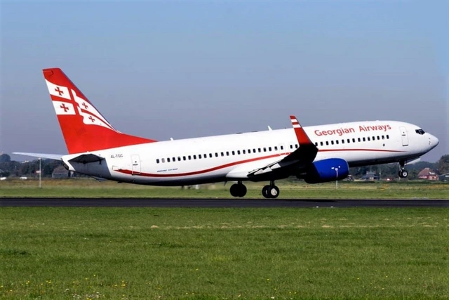 Первый за четыре года самолет Georgian Airways приземлился в Москве - ОБНОВЛЕНО + ФОТО/ВИДЕО